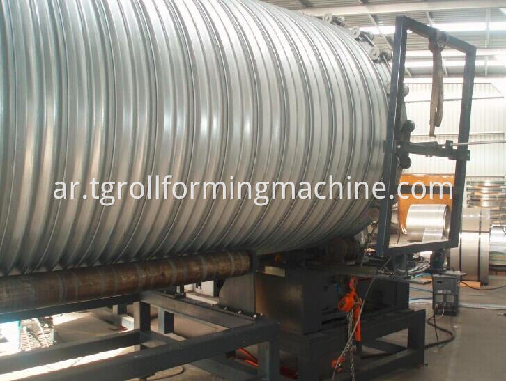 Steel Culvert Pipe Roll Forming Machine